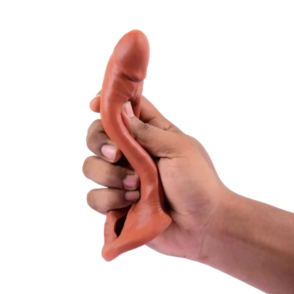 Silicone Washable Dragon Condom 6 Inch - Image 2