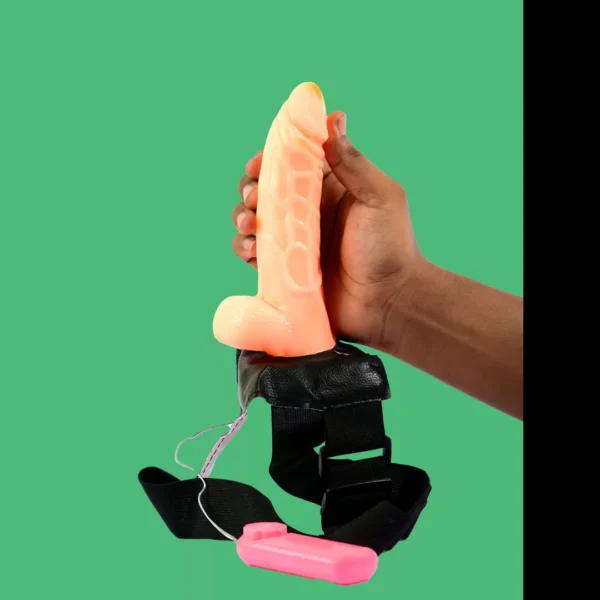 7 inch Vibrating Harness & Strap-On Dildos