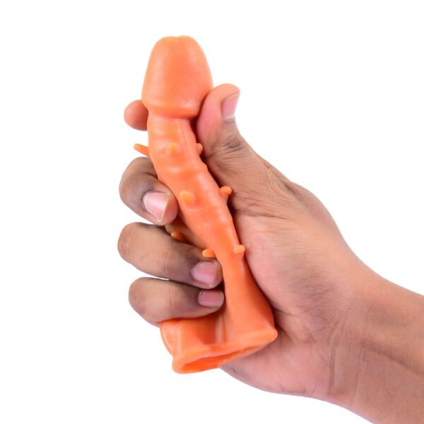 Silicone Extra Dotted Washable Condom - Image 2