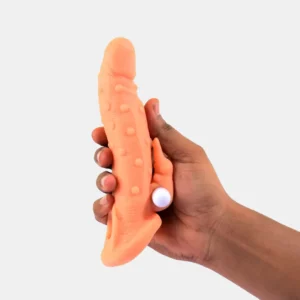 Dragon Elephant Reusable Extra Dotted Condom 8 Inch